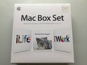 APPLE アップル Mac Box Set ファミリーパック @未使用@ Mac OS X Snow Leopard / iLife’09 / iWork’09 収録済み