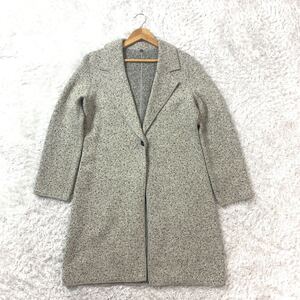 FOXEY フォクシー ロングカーディガン グレー YA8394