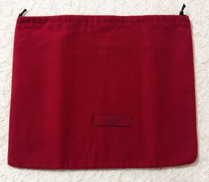 バレンチノ・ガラヴァーニ 「Valentino Garavani」バッグ保存袋 (2738) 正規品 付属品 内袋 布袋 巾着袋 布製 33×28cm 小さめ バッグ用