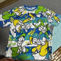 Lサイズ　ドナルドダック　Tシャツ　ディズニーランド