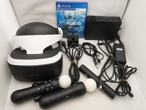 ジャンク【箱・説明書無し、匂いや剥がれ等状態悪いです】 PlayStation VR MEGA PACK