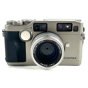 コンタックス CONTAX G2 + Planar T* 45mm F2 プラナー Gマウント ［ジャンク品］ フィルム レンジファインダーカメラ 【中古】