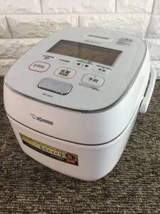 【1030】ZOJIRUSHI 象印 NW-JU10 2020年製 圧力IH炊飯ジャー 極め炊き 5.5合炊き ブラック 中古品