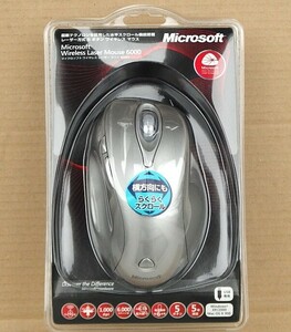 ★新品 Microsoft Laser Mouse 6000 マイクロソフト レーザー方式5ボタン ワイアレス USBマウス　送料５２０円★