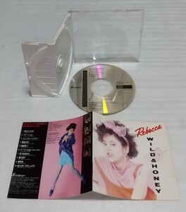 ☆LP未発表含10曲入CD REBECCA WILD&HONEY レベッカ NOKKO ワイルド&ハニー RED WARRIORSギター木暮武彦 脱退後のアルバムCBS SONY 32DH234