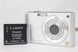 【返品保証】 パナソニック Panasonic LUMIX DMC-FS20 バッテリー付き コンパクトデジタルカメラ v8623