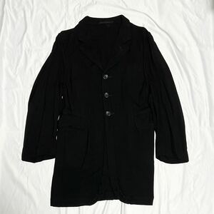 98AW インサイドアウト期 COMME des GARCONS HOMME PLUS コート レーヨン ブラック コムデギャルソンオムプリュス 1998AW