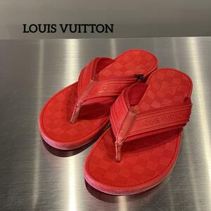 『LOUIS VUITTON』ルイヴィトン(8)ダミエ柄ビーチサンダル