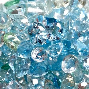 1円〜!!大量!!☆天然アクアマリンおまとめ100ct☆n 約20g ルース 裸石 宝石 ジュエリー jewelry aquamarine ベリル w5A69