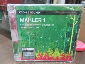 天16｜新品未開封★SA-CD/HYBRID/CSO-RESOUND★MAHLER: SYMPHONY NO.1 /マーラー｜BERNARD HAITINK、ハイティンク、シカゴ