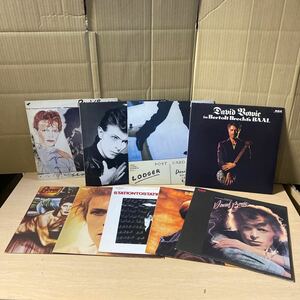 LP レコード DAVID BOWIE デヴィッド・ボウイ まとめ 9枚セット 中古品