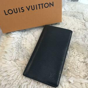 LOUIS VUITTON　エピ　ポルトカルト・クレディ　札入れ　長財布　黒