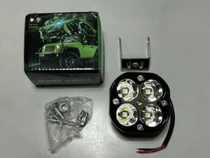 4WD LEDライト　ズーマー　ヘッドライト　点灯確認済み　新品