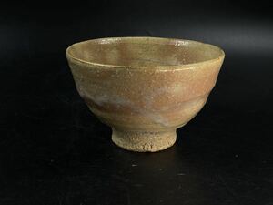 【福蔵】井戸茶碗 萩焼 李朝 在銘 城山？茶道具 古美術 径14cm