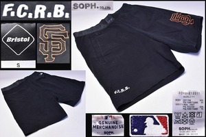 F.C.R.B. ★ SOPH. ★ エフシーレアルブリストル ★ MLB ★ サンフランシスコ ジャイアンツ ★ 短パン ★ Sサイズ ★ 黒 ★ 中古品 ★