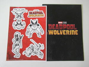 DEADPOOL＆WOLVERINE/デッドプール＆ウルヴァリン/ステッカー/シール/コレクション/入場特典/非売品/