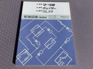 絶版！稀少新品★GX71 マークⅡ・チェイサー・クレスタ 【 配線図集/追補版 】昭和61年8月（1986-8）・GX70G/SX70Y/YX72Y,76V/LX70Y,76V