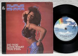 7インチ Rufus & Chaka / Do You Love What You Feel ★UK盤