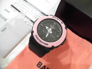 【新品未使用品】 BABY-G BGA-270-1AJF CASIO ベイビーG ビビッドピンク ブラック G-SHOCK Gショック 腕時計 箱 保証書 取扱説明書付き