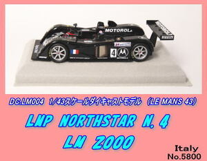 DIC-LM004 1/43 LMP NORTHSTAR N.4 （イタリア）