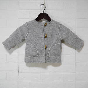 A612 ◇ ZARA KNITWEAR | ザラ　裏ボアジャケット　グレー　中古　サイズ１２-１８