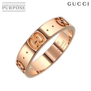 グッチ GUCCI アイコン #11 リング K18 PG ピンクゴールド 750 指輪 Icon Ring 90248284