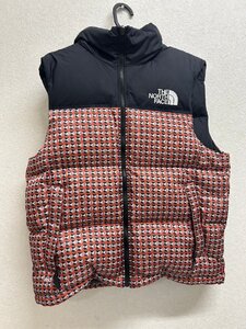 1325　NORTH FACE×Supreme ダウンベスト NF0A51QX26E-M 中古 正規品保証