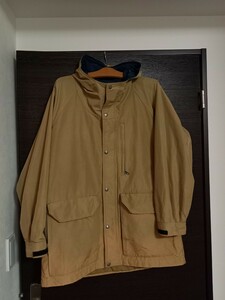 ノースフェイス　茶タグ　マウンテン　パーカー THE NORTH FACE 65/35　80s　ビンテージ USA製　ゴールドウィン 　sizeL　旧タグ　旧ロゴ　