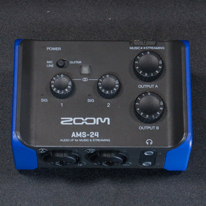 ZOOM（ズーム） AMS-24 オーディオインターフェース【ワンオーナー】送料無料