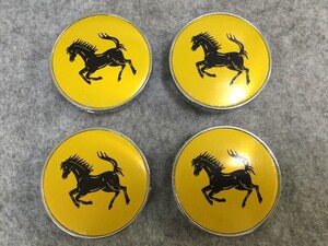 ★フェラーリ Ferrari★111★ ホイールセンターキャップ ハブキャップカバー 車用 4個セット 外径60mm