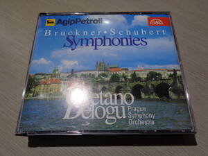 ガエターノ・デローグ,GAETANO DELOGU,PRAGUE SYMPHONY/SCHUBERT & BRUCKNER:SYMPHONIES(SUPRAPHON:SU 3268-2 032 MINT 2CD