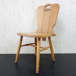 《B》 カリモク家具 RUSTIC ダイニングチェア 【 中古品 】