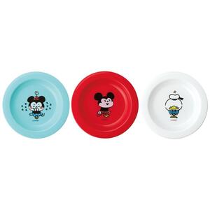 ディズニー 小皿 3Pセット (15cm) カナヘイミッキー＆フレンズ スケーター