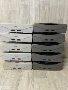 SEGA SATURN セガサターン HST-3220 HST-3210 HST-3200本体 10台セット 通電ジャンク品