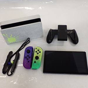 Th593451 任天堂 ゲーム機 ニンテンドースイッチ Switch(有機ELモデル) スプラトゥーン3エディション HEG-S-KCAAA Nintendo 良好・中古