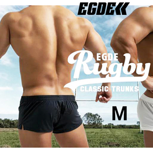 EGDE【激レア！廃盤品！1点限り！平置き36cm】RUGBY CLASSIC ラグパン チャコール Mサイズ