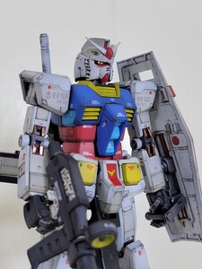 【送料無料】機動戦士ガンダム　RG 1/144 RX-78-2 ガンダム Ver.1 塗装済完成品 