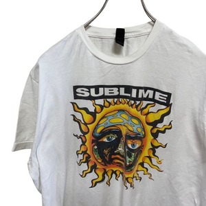 B26 サブライム　タルテックス　L アメリカ古着　メキシコ製　バンド　プリント　半袖　Tシャツ　ホワイト　SUBLIME メンズ