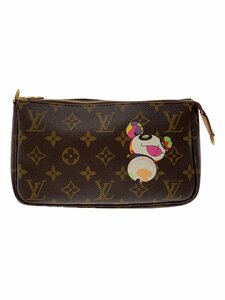 LOUIS VUITTON◆ポシェット・アクセソワール_モノグラム・パンダ_BRW/PVC/BRW