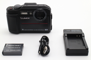 4616- パナソニック Panasonic LUMIX DC-FT7-K ブラック 防水 美品