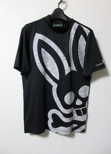 Psycho Bunny サイコバニー ゴルフ ロゴ モックネック Tシャツ 黒 XL