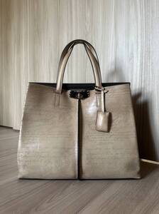 世界一つ特注110万 Berluti LUTI 38 Scrit Leather Tote Bag ベルルッティ ルッティ38 レザー トートバッグ オッソ スペシャルオーダー品