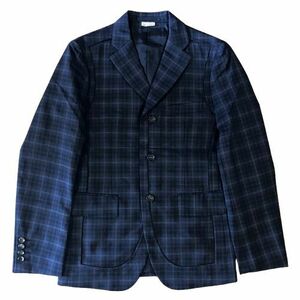 【COMME des GARCONS HOMME DEUX/コムデギャルソンオムドゥ】2019SS DC-J024 切替チェック柄テーラードジャケット サイズXS