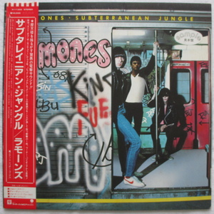 帯付き・美盤◇LP：JPN 見本盤◇ RAMONES / SUBTERRANEAN JUNGLE 「P-11350」