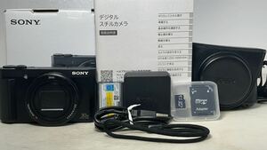 SONY ソニー Cyber-shot DSC-HX90 光学30倍ズーム コンパクトデジタルカメラ 革ケース 32GBメモリ 元箱 6ヶ月動作保証 即決送料無料