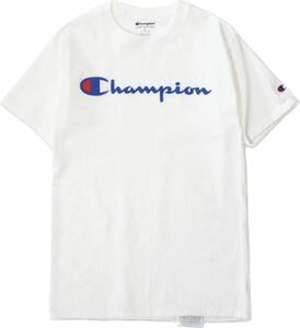 Champion チャンピオン スクリプトロゴ USAモデル 半袖Tシャツ GT23H ホワイト M