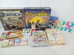 [BB-4-4] ボードゲーム カードゲーム まとめ売り カタンの開拓者たち/九九ジャン/知り合いかも？ など いろいろ 中身未確認 ジャンク