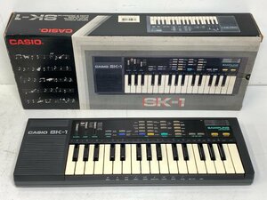 CASIO SK-1＜動作確認済み＞元箱付き カシオ サンプリングキーボード MADE IN JAPAN ※引取り可 /巻 □