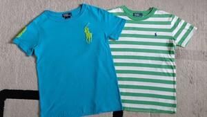 ★ラルフローレン★キッズ半袖Tシャツ　6歳　120cm 2枚セット 男の子 ビッグポニー ボーダー