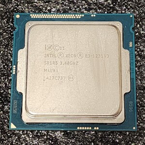 CPU Intel Xeon E3-1231 v3 3.4GHz 4コア8スレッド Haswell-WS LGA1150 PCパーツ インテル 動作確認済み